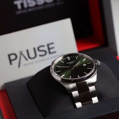 TISSOT WATCH: PR100 GREEN 40MM T1504101109100