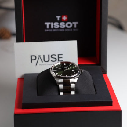 TISSOT WATCH: PR100 GREEN 40MM T1504101109100
