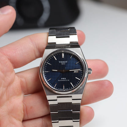 TISSOT WATCH: PRX POWERMATIC 80 BLUE T1374071104100