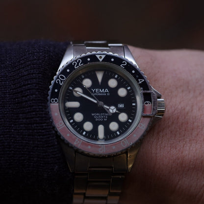 RELOJ YEMA: SUPERMAN 2 WORLDDTIME GMT CUARZO COCA-COLA