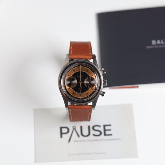Reloj Baltic x Perpetuel: HMS Titane Bicompax Edición Limitada nº 17/71