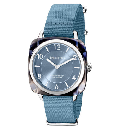 MONTRE BRISTON : CLUBMASTER CHIC BLEU GLACIER 21536.SA.UB.25.NIB