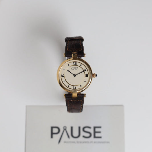 Cartier watch: Must Vendôme Vermeil Quartz 590003