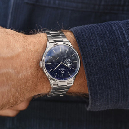 Charlie Paris Initial Jour/Nuit aventurine 40 mm : montre portée au poignet