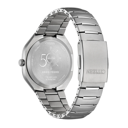 Citizen Photon Eco-Drive BJ6560-53W – Vue du bracelet et du fond