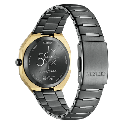 Citizen Photon Eco-Drive BJ6569-59X – Vue du bracelet et du fond