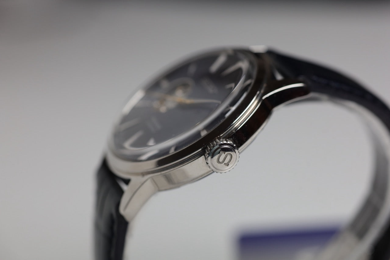 SEIKO WATCH: PRESAGE COCKTAIL OPEN HEART BLUE SSA405J1