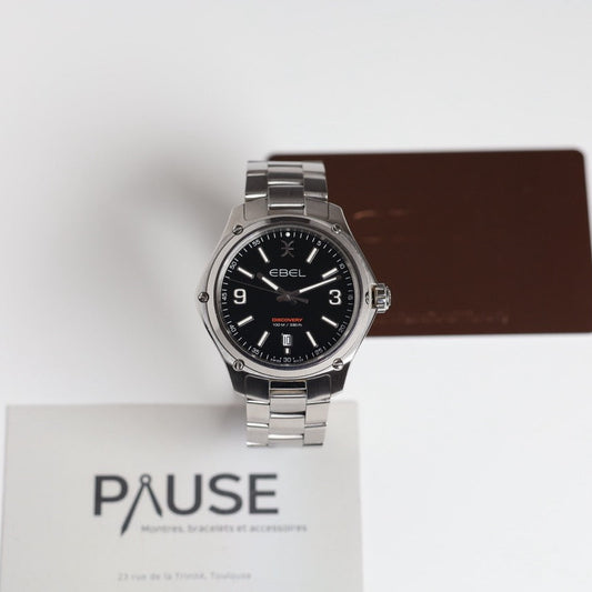 Reloj Ebel: Discovery Gent Quartz Negro 41 mm 1216401