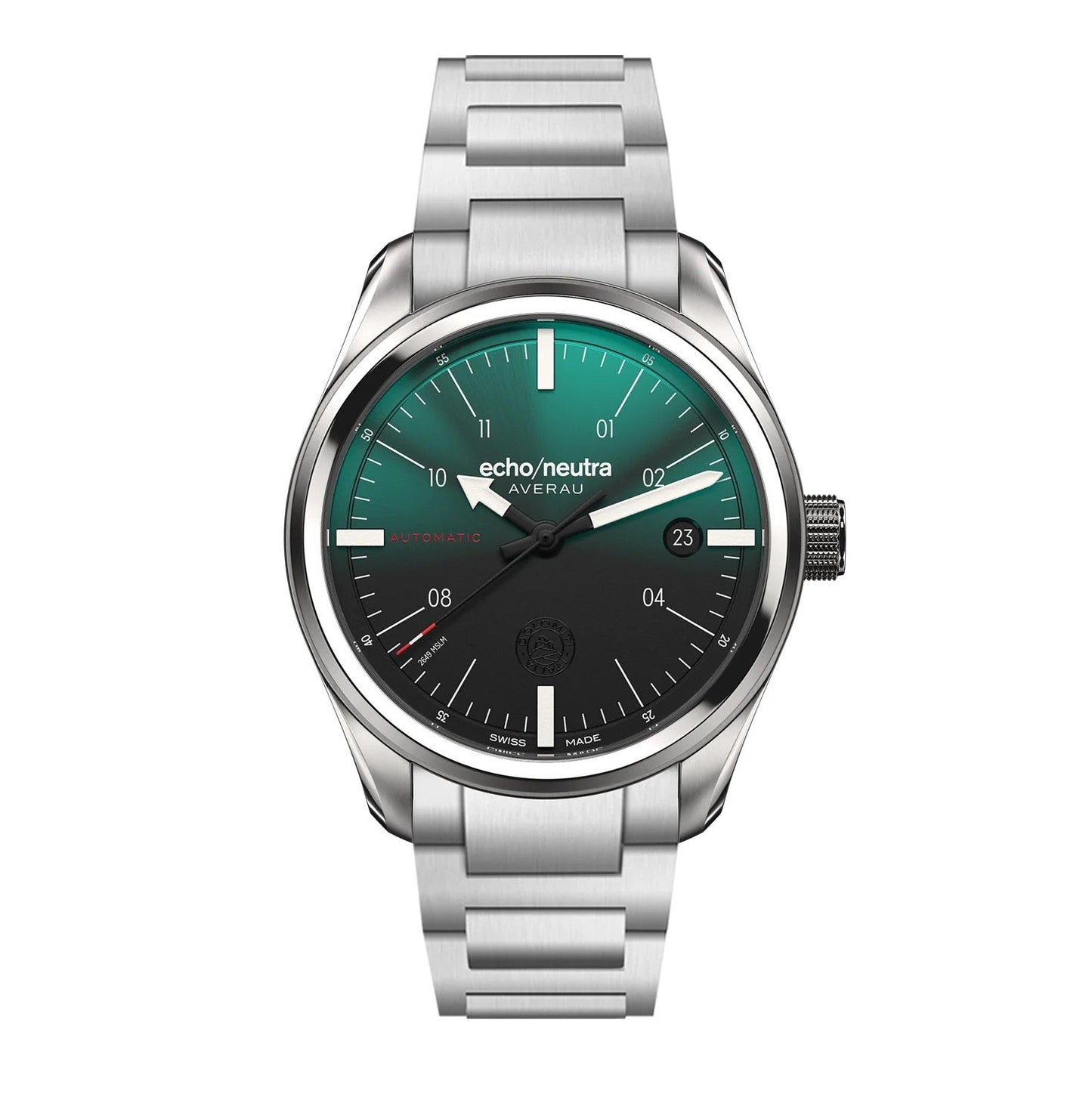 MONTRE ECHO/NEUTRA : AVERAU 39 3H VERT DÉGRADÉ