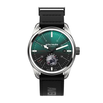 MONTRE ECHO/NEUTRA : AVERAU 39 PHASE LUNAIRE (BIG MOON) VERT DÉGRADÉ