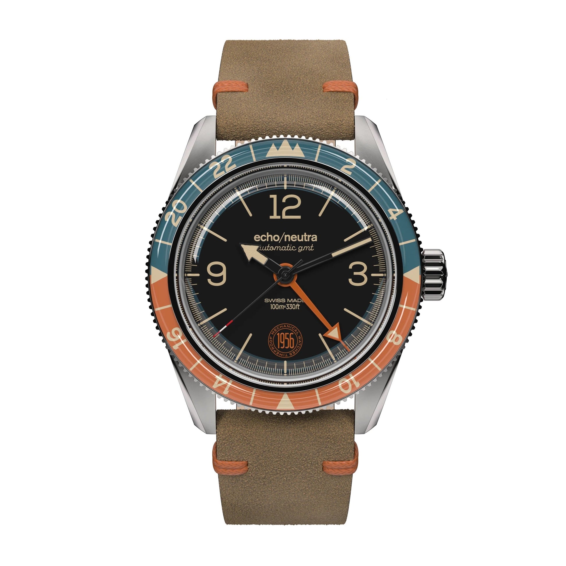 echo neutra GMT noire pause boutique montres