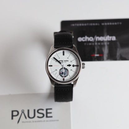 MONTRE ECHO/NEUTRA : AVERAU 39 "BIG MOON" BLANCHE