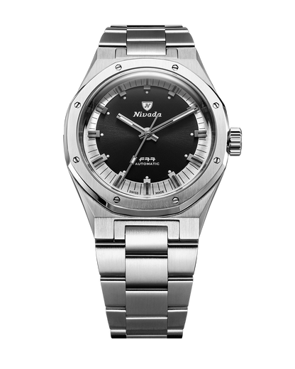 Nivada F77 Tuxedo MK2, bracelet acier