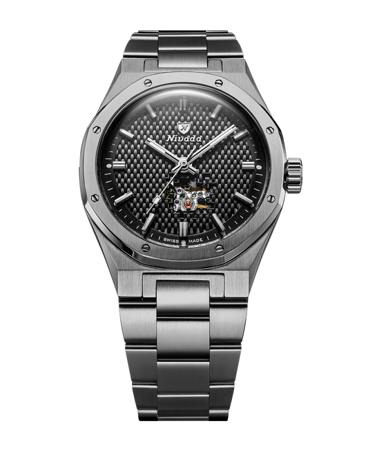 Nivada F77 Noir bracelet titane