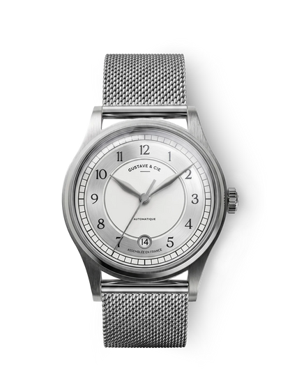 Gustave & Cie Charles blanc — Milanais Argent