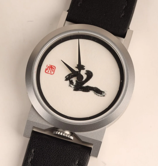 Montre AndoAndoAndo : A-2 Automatique x Oskar 大濤 Hellström Blanc