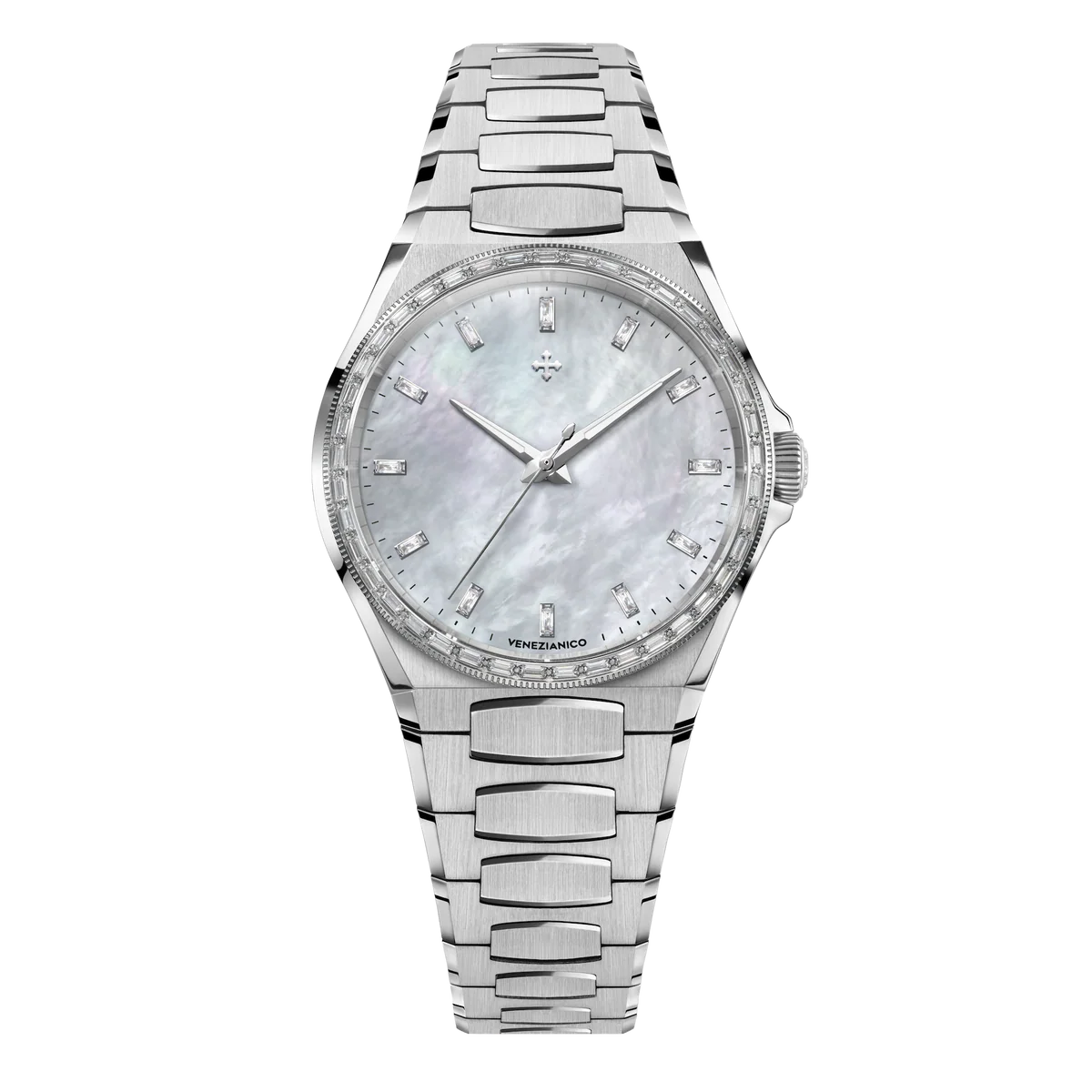 MONTRE VENEZIANICO : ARSENALE 37 MOISSANITE BLANC 6121511C