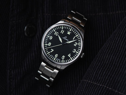 RELOJ LACO: RELOJES PILOTO BÁSICOS DE CUARZO GENF 2 NEGRO