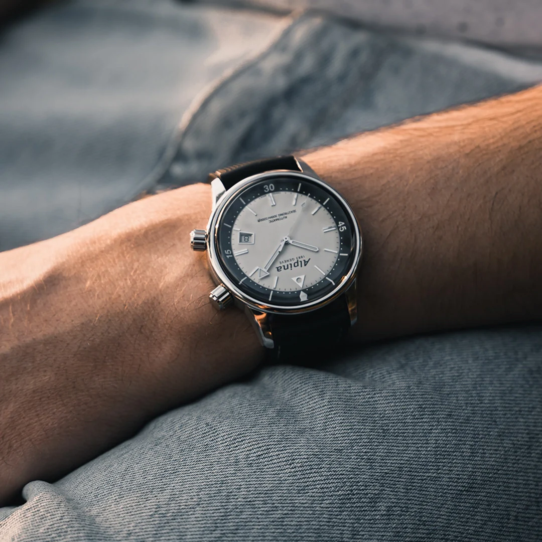MONTRE ALPINA : HERITAGE SEASTRONG DIVER 300 BLANC AL-525S4H6