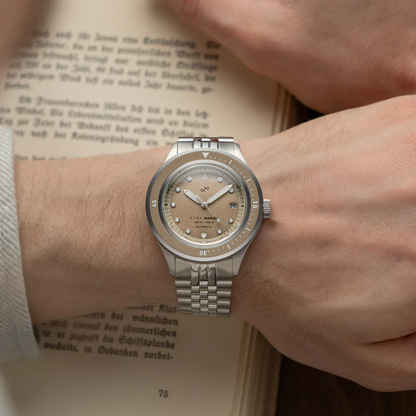RELOJ AV86: 1956 MARINO AUTOMÁTICO BEIGE