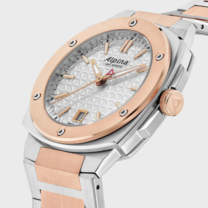 MONTRE ALPINA : ALPINER EXTREME QUARTZ OR ROSE & ACIER AL-220S2AE2B