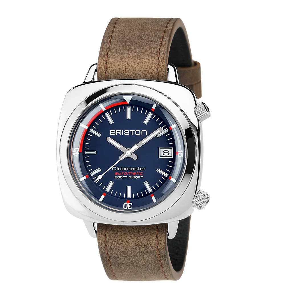 MONTRE BRISTON : CLUBMASTER DIVER ACIER BLEU 17642.PS.D.15.LVBR