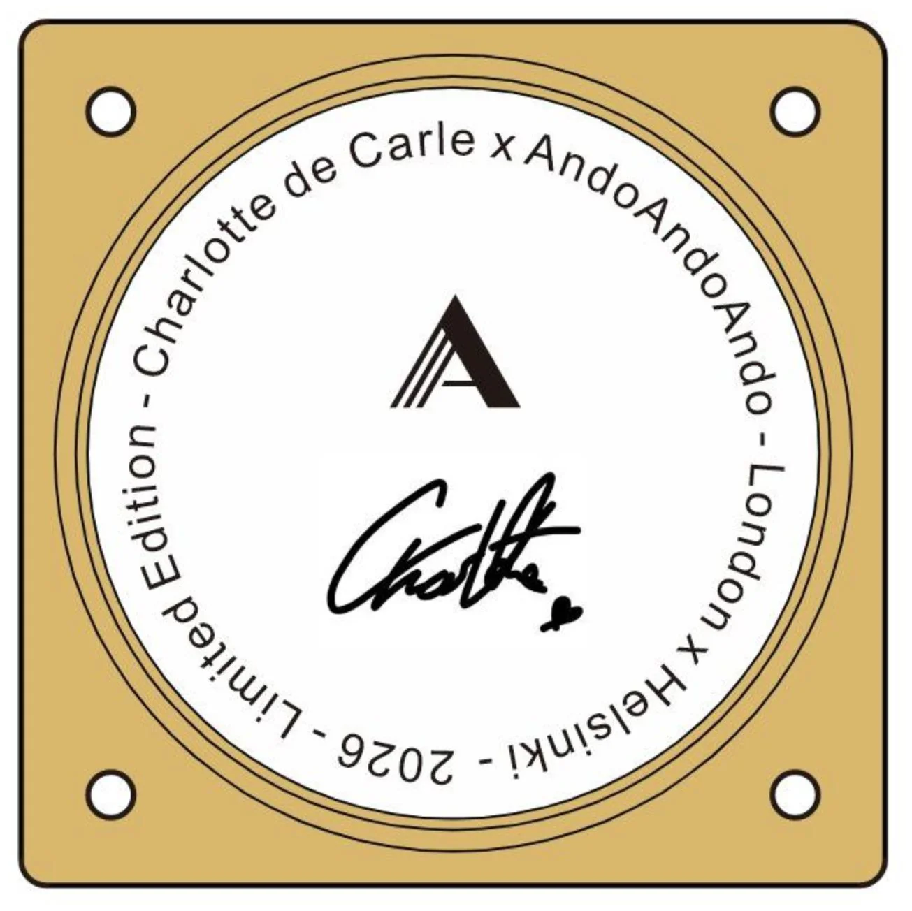 Montre AndoAndoAndo : Vinyl Record Music is the Answer x Charlotte de Carle