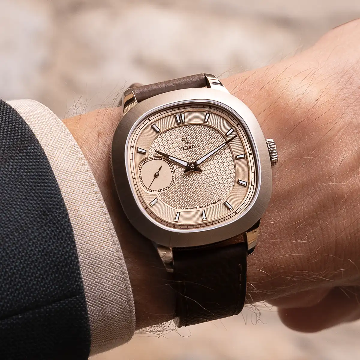 Montre Yema : Granvelle Renaissance Champagne CMM.29 77.26.29.08.SN.L8