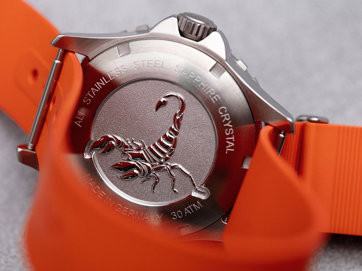 MONTRE LACO: RELOJES DEPORTIVOS MOJAVE AUTOMÁTICO NARANJA