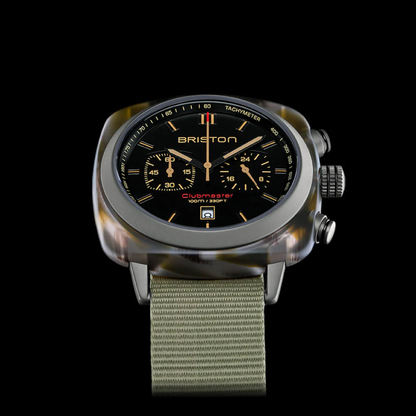 BRISTON WATCH: CLUBMASTER SPORT - CHRONO - JUNGLE