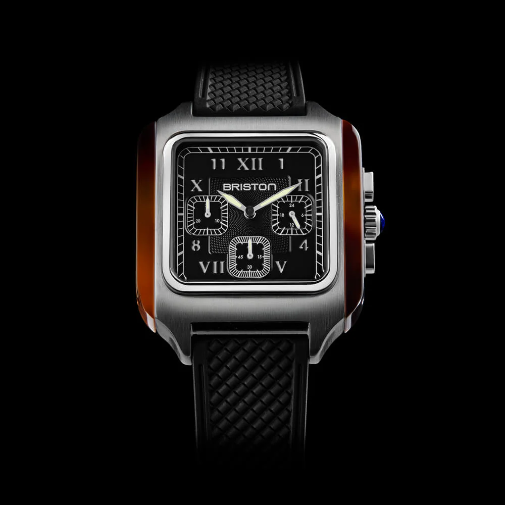 RELOJ BRISTON: STREAMLINER KENNEDY CHRONO NEGRO 251838.SA.T.1