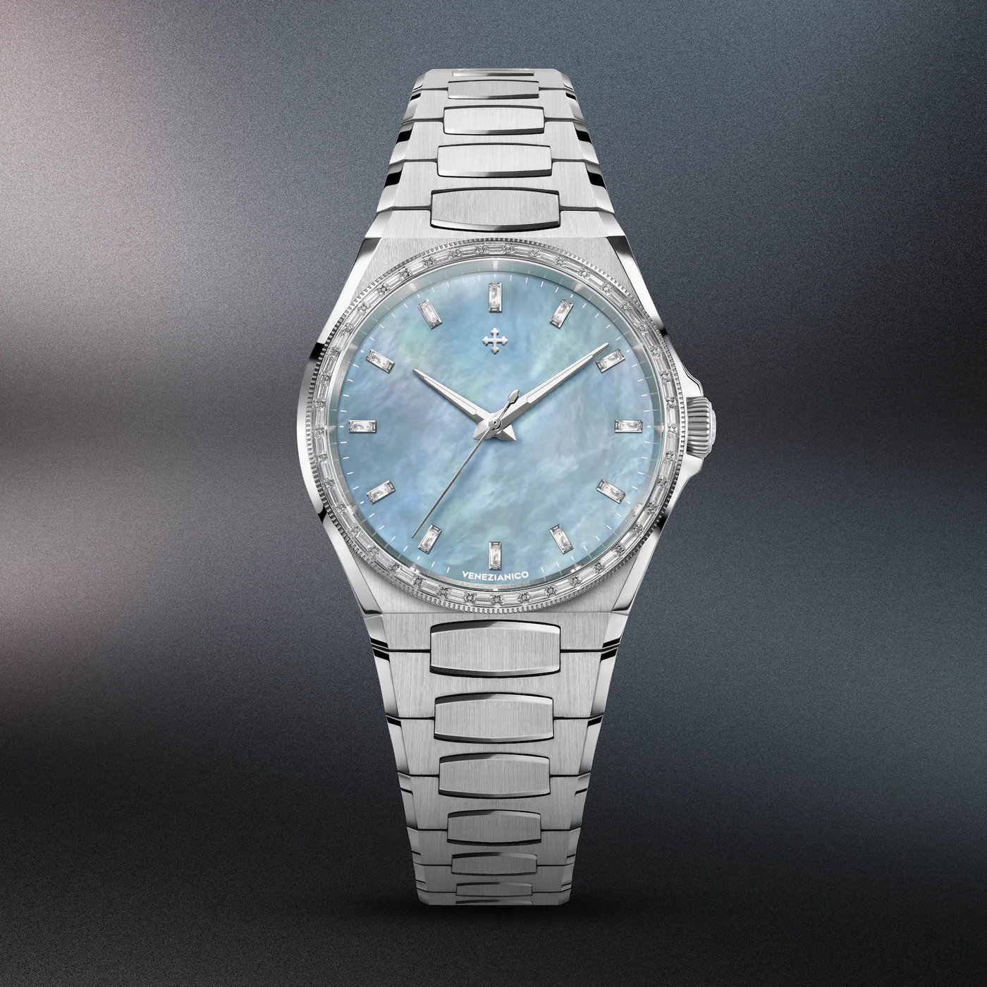 MONTRE VENEZIANICO : ARSENALE 37 MOISSANITE BLEU 6121512C