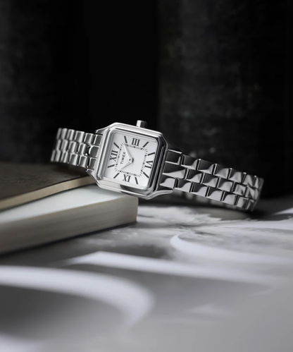 Timex : Addison argenté blanc 23 mm, vue de présentation