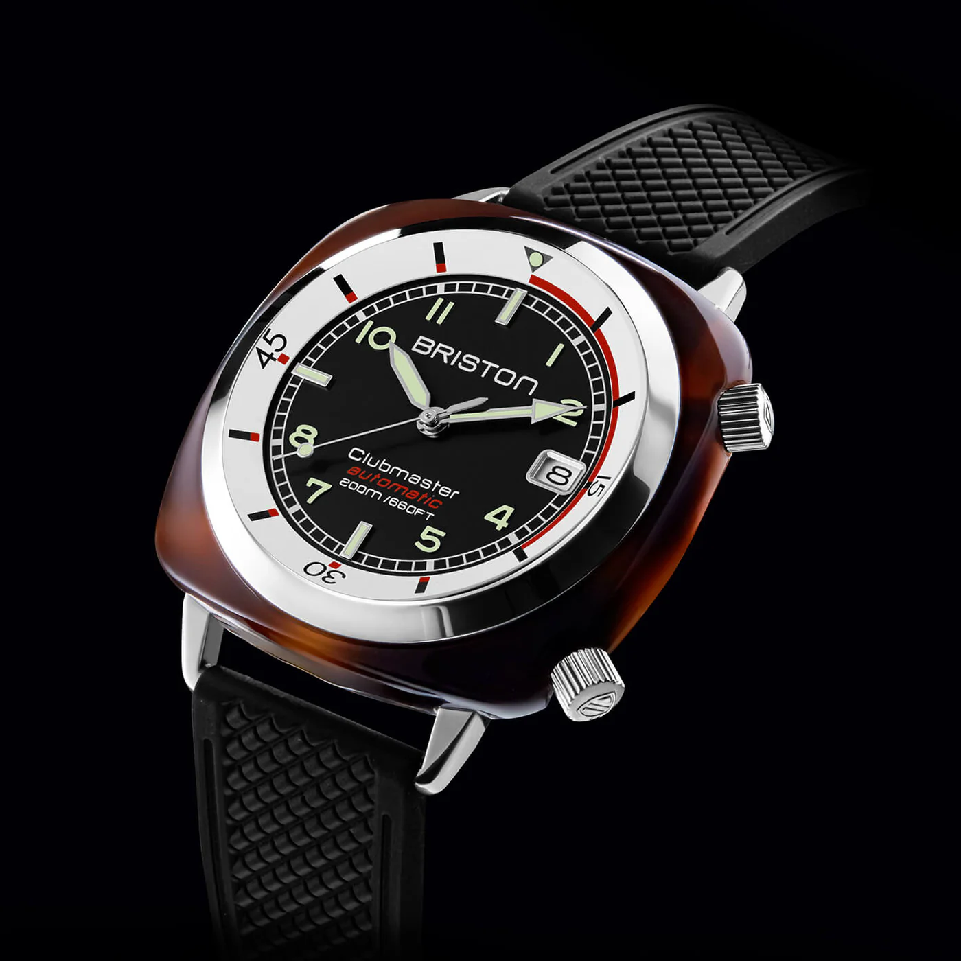 MONTRE BRISTON : CLUBMASTER LEGEND COMPRESSOR NOIR 26642.SA.T.1.FB
