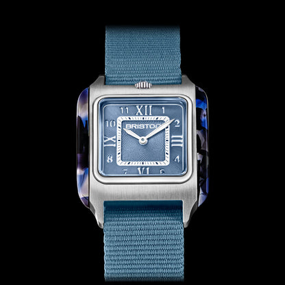 MONTRE BRISTON : STREAMLINER KENNEDY SPRING BLEU GLACIER 262030.SA.UB.25.NIB