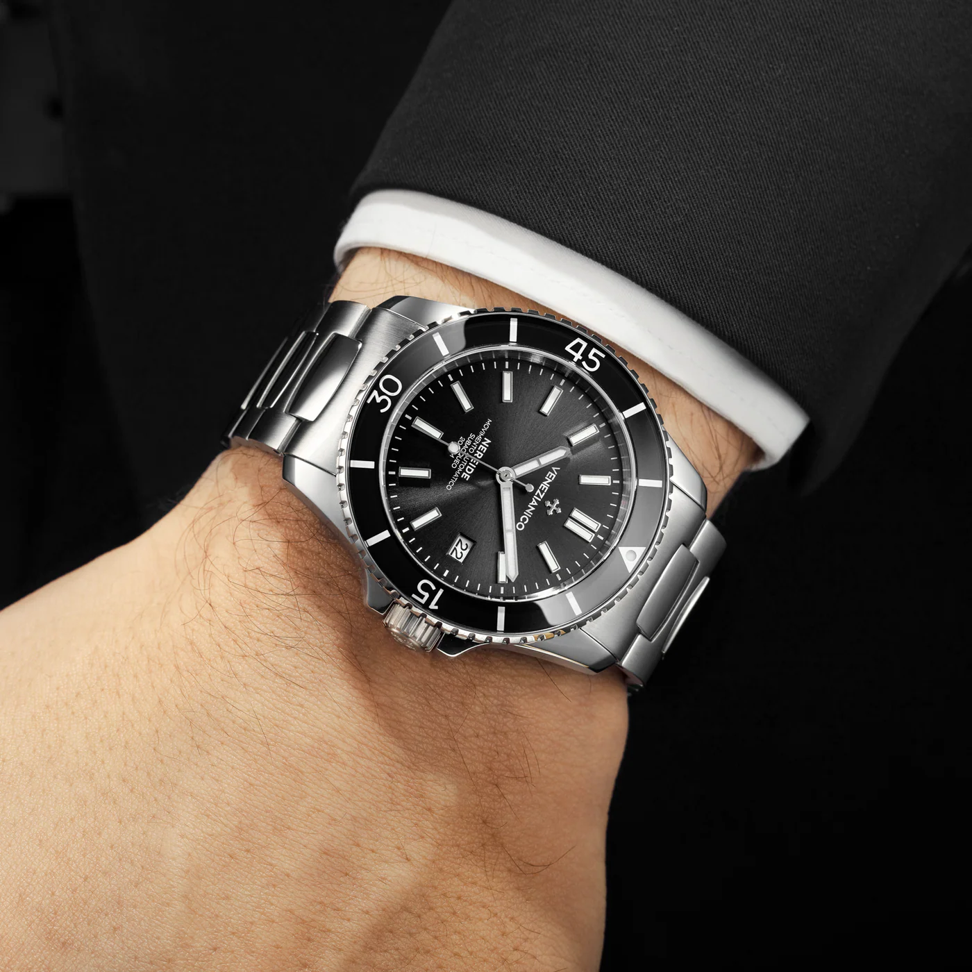 VENEZIANICO : NEREIDE 42 MM NOIRE