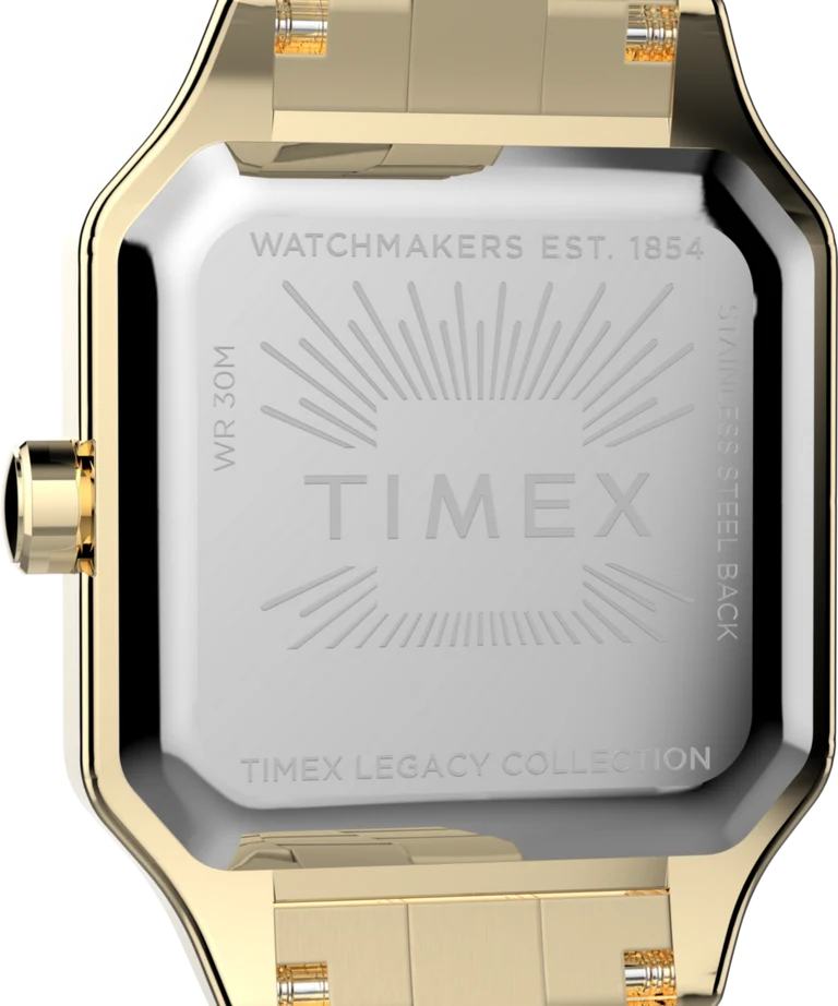 Timex : Addison doré blanc 23 mm, vue de présentation