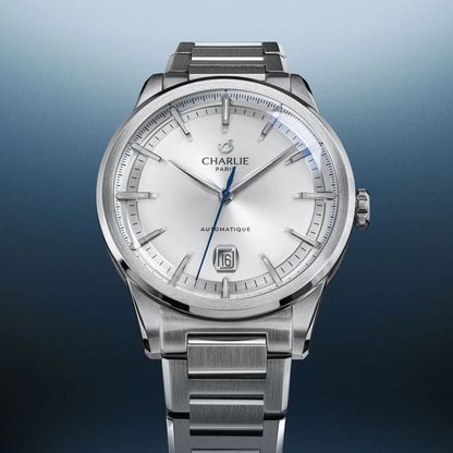 MONTRE CHARLIE PARIS : ALLIANCE AUTOMATIQUE BLANC