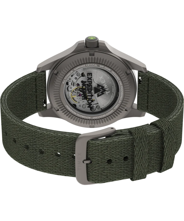 Timex : Expedition Field Post Titanium automatique gris 41 mm, vue de présentation
