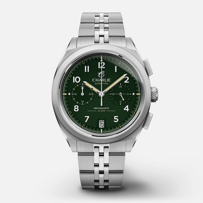 CHARLIE PARIS : GR - CHRONOGRAPHE - VERT