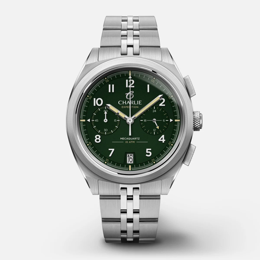 CHARLIE PARIS : GR - CHRONOGRAPHE - VERT