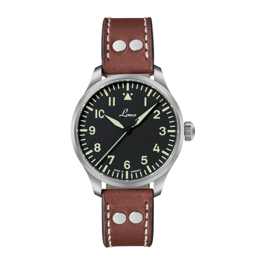 MONTRE LACO : PILOT WATCHES BASIC AUTOMATIQUE AUGSBURG NOIR