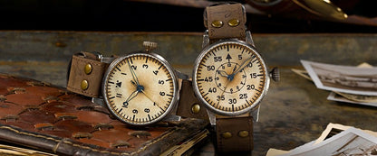 RELOJ LACO: PILOT WATCH ORIGINAL ERBSTÜCK BLANCO
