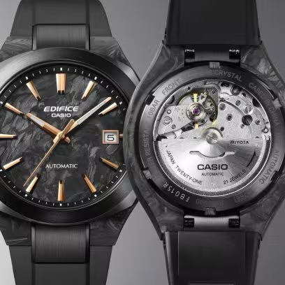 Montre Casio : Édifice Automatique Carbone EFK-200XPB-1A