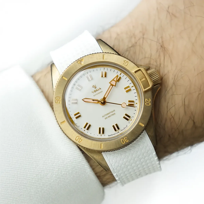 Montre Yema : Superman Bronze Blanc CMM.10