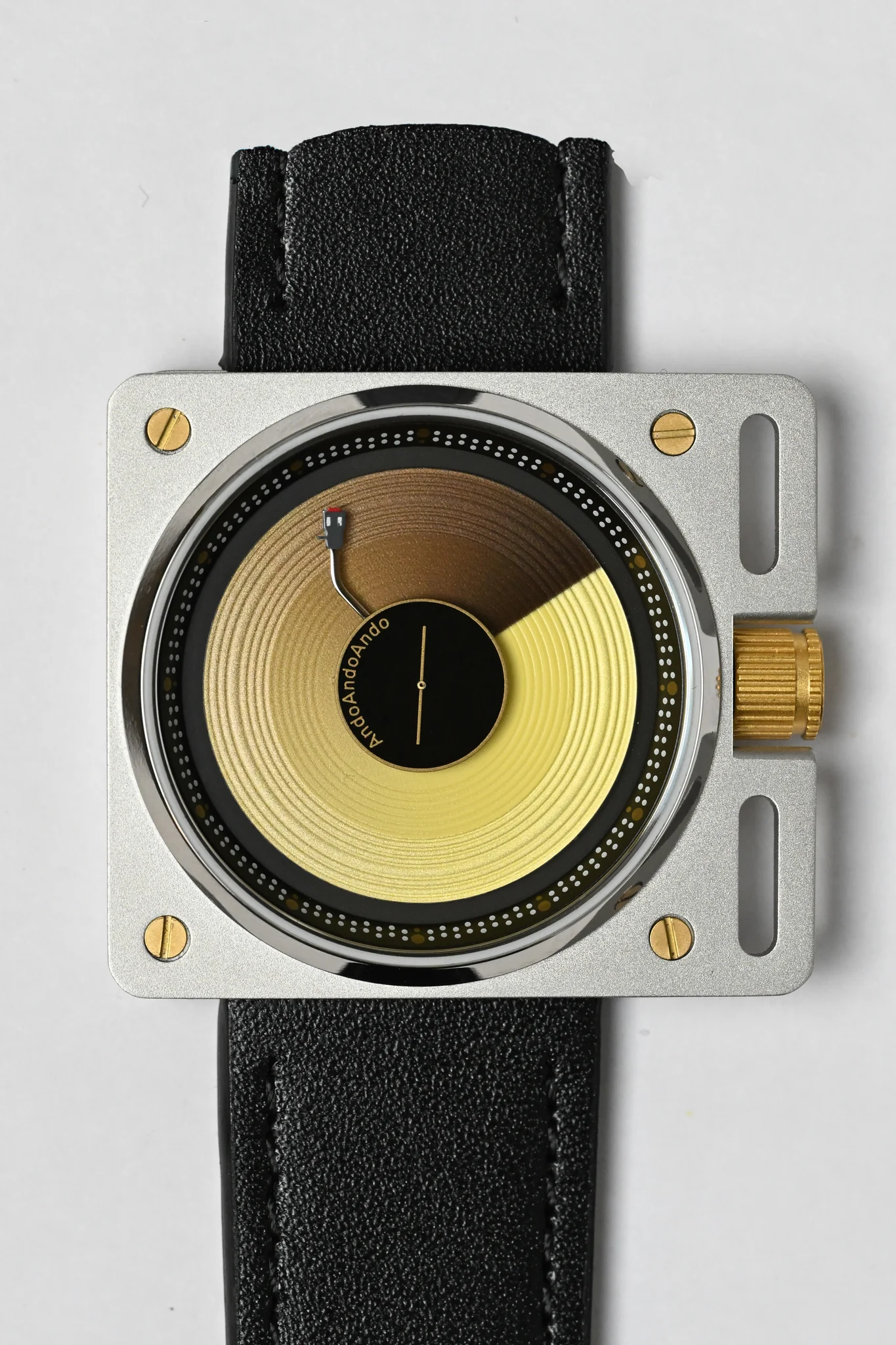 Montre AndoAndoAndo : Vinyl Record Automatique Timezones