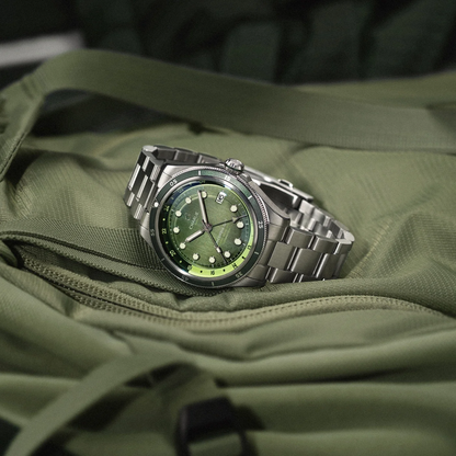 Montre Charlie Paris : Concordia GMT Automatique Vert