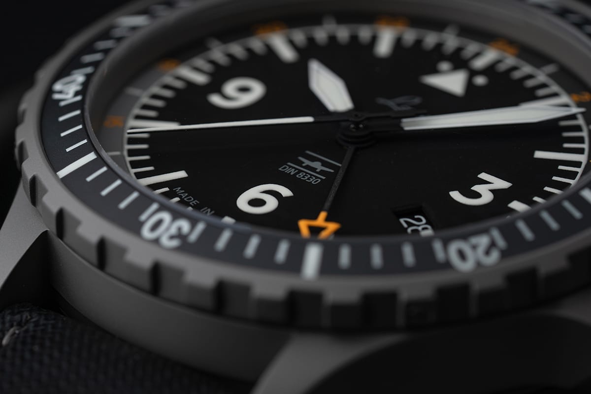 MONTRE LACO: PILOT WATCHES HAMBURG GMT DIN 8330 AUTOMATIC