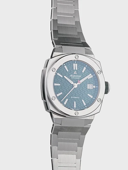 ALPINA : EXTREME AUTOMATIC 39 MM - CADRAN VERT ACIER