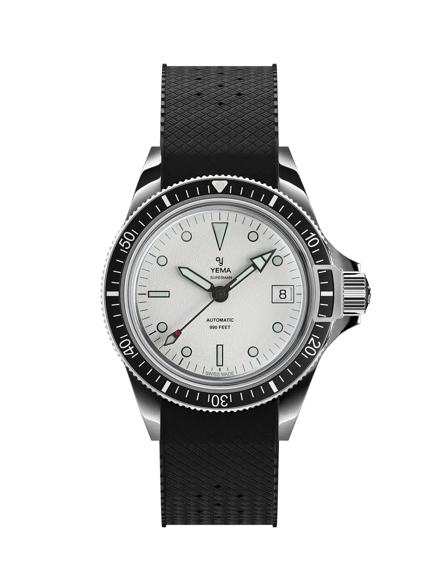 MONTRE YEMA : SUPERMAN SWISS EDITION - BLANC